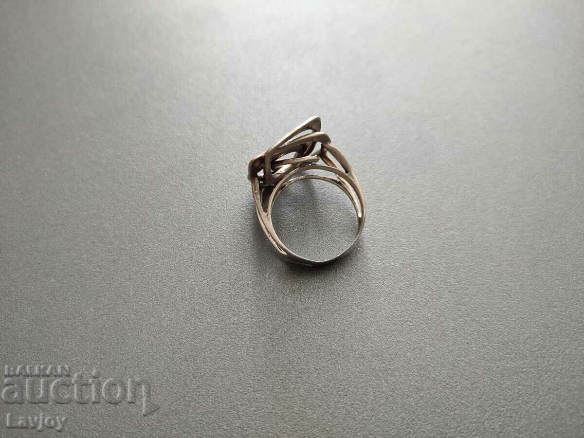 Delivery of Rose - old ladies silver ring Delivery of Rose - old ladies silver ring