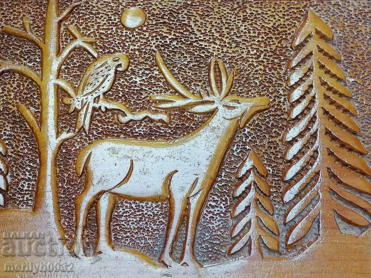 Δημοπρασία Ξυλογλυπτική Νύχτα στο δάσος Δημοπρασία Ξυλογλυπτική Νύχτα στο δάσος