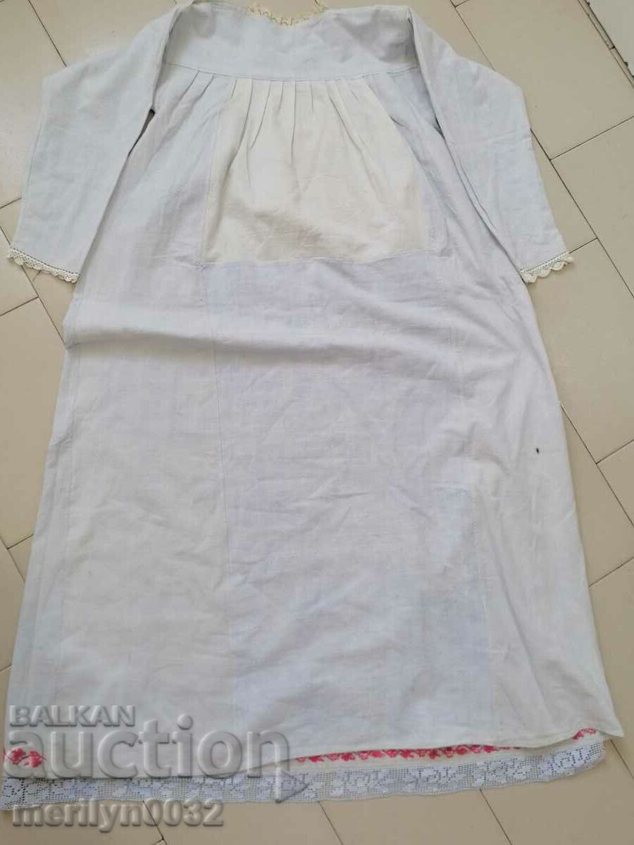 Old women's shirt with hand embroidery lace chaise costume sukman with price 125.00 BGN | € 63.91