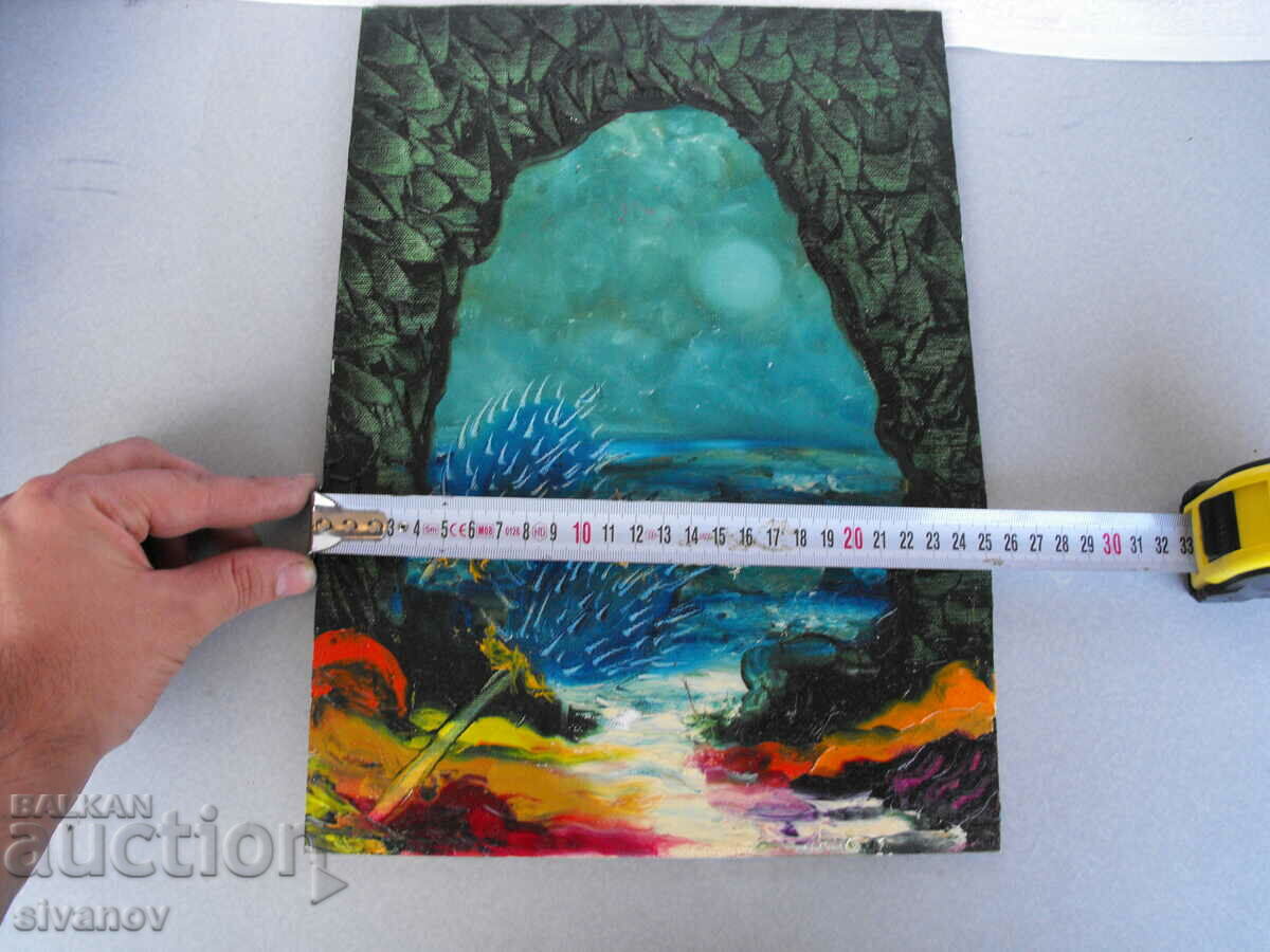 Interesting picture on plywood #0725 - 6