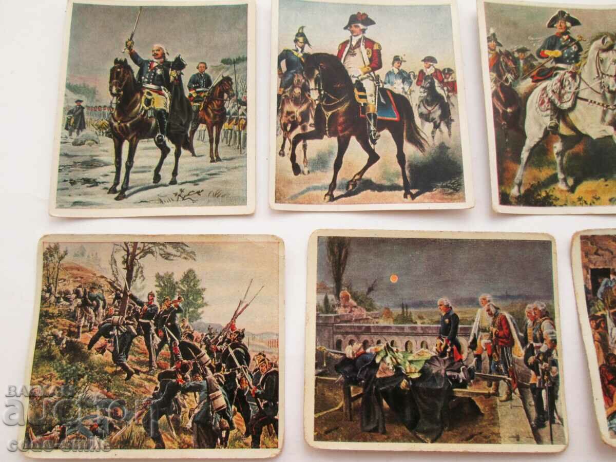 Auction 18 pieces of old German cigarette cards from an Eckstein cigarette box Auction 18 pieces of old German cigarette cards from an Eckstein cigarette box
