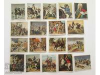 18 κομμάτια παλιές γερμανικές κάρτες τσιγάρων από ένα κουτί τσιγάρων Eckstein