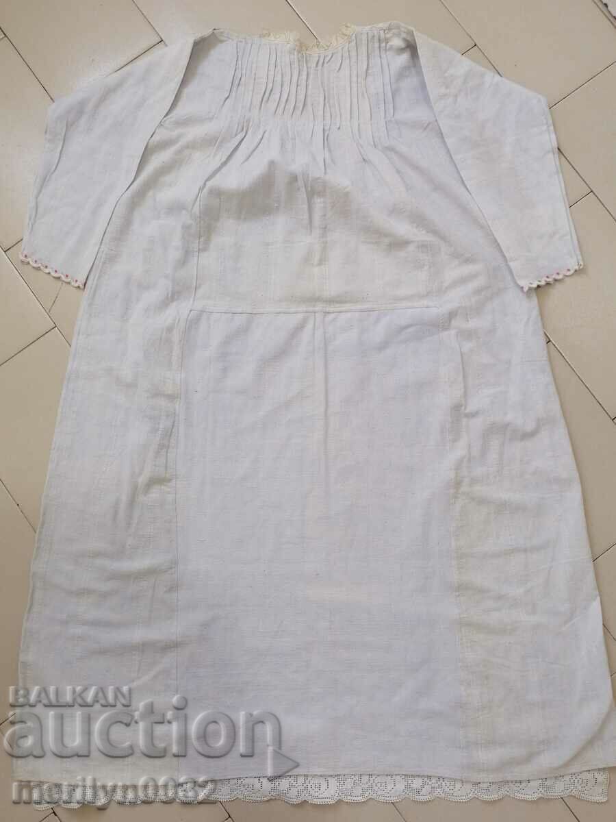 Old women's shirt with hand embroidery lace chaise costume sukman with price 135.00 BGN | € 69.02 Old women's shirt with hand embroidery lace chaise costume sukman with price 135.00 BGN | € 69.02