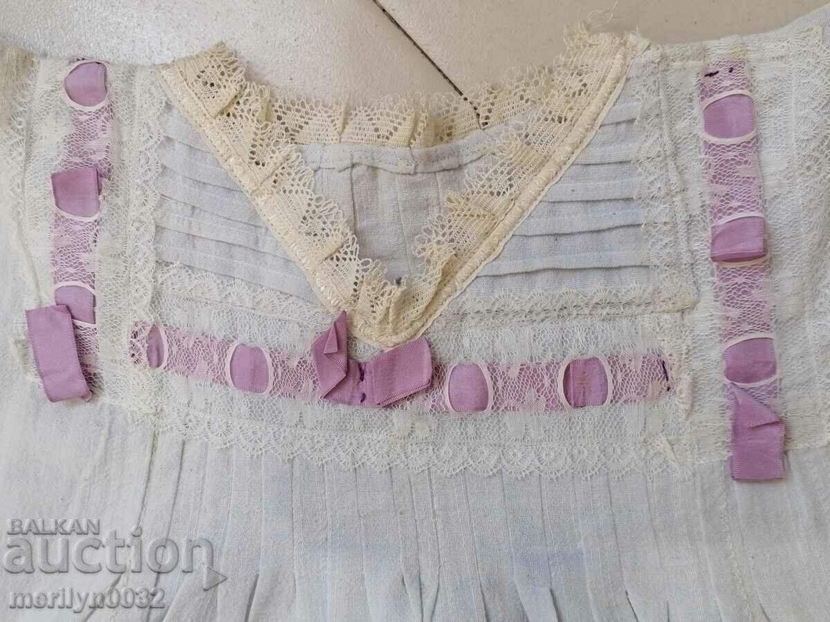 Old women's shirt with hand embroidery lace chaise costume sukman - 7 Old women's shirt with hand embroidery lace chaise costume sukman - 7