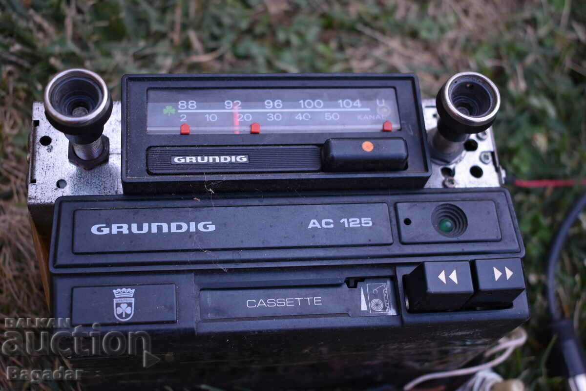Car cassette player radio GRUNDIG