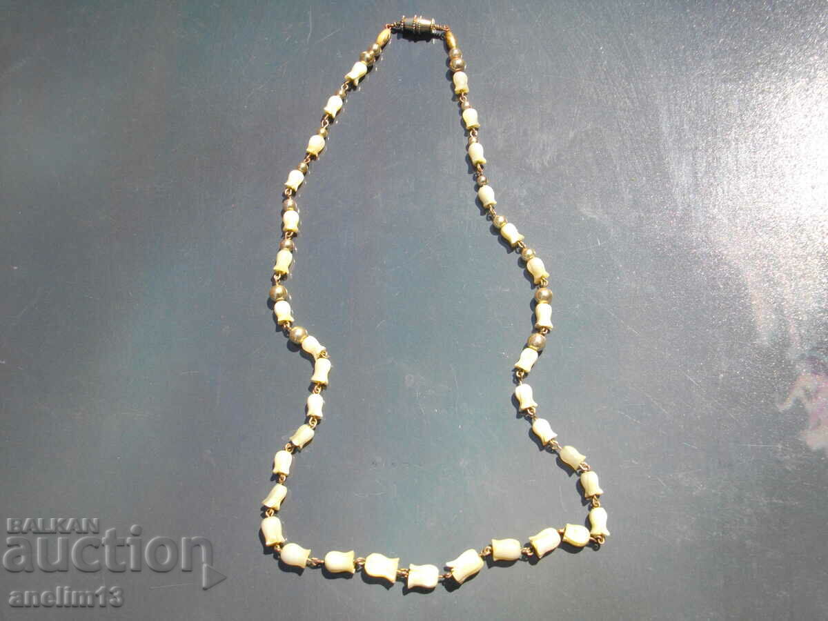 OLD PEARL NECKLACE LILY TEAR NECKLACE with price 85.00 BGN | € 43.46