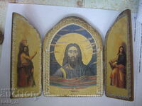 Old icon-triptych.