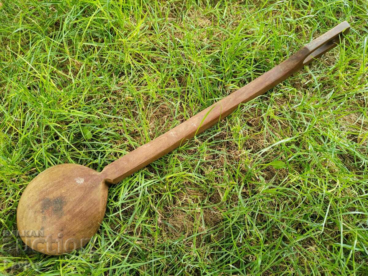 Large wooden pyrographed spoon - 5 Large wooden pyrographed spoon - 5