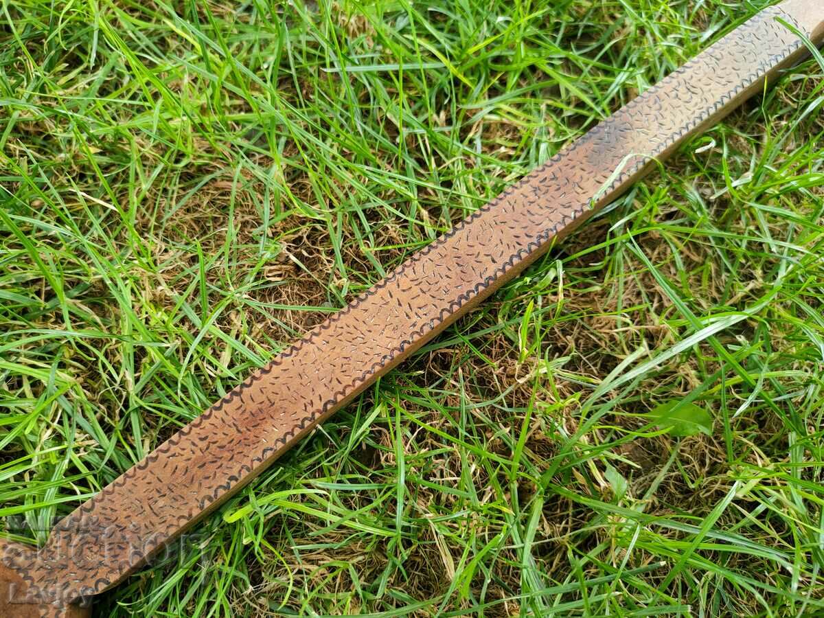 Large wooden pyrographed spoon - 6 Large wooden pyrographed spoon - 6