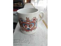 Charles and Diana English porcelain collector's mug