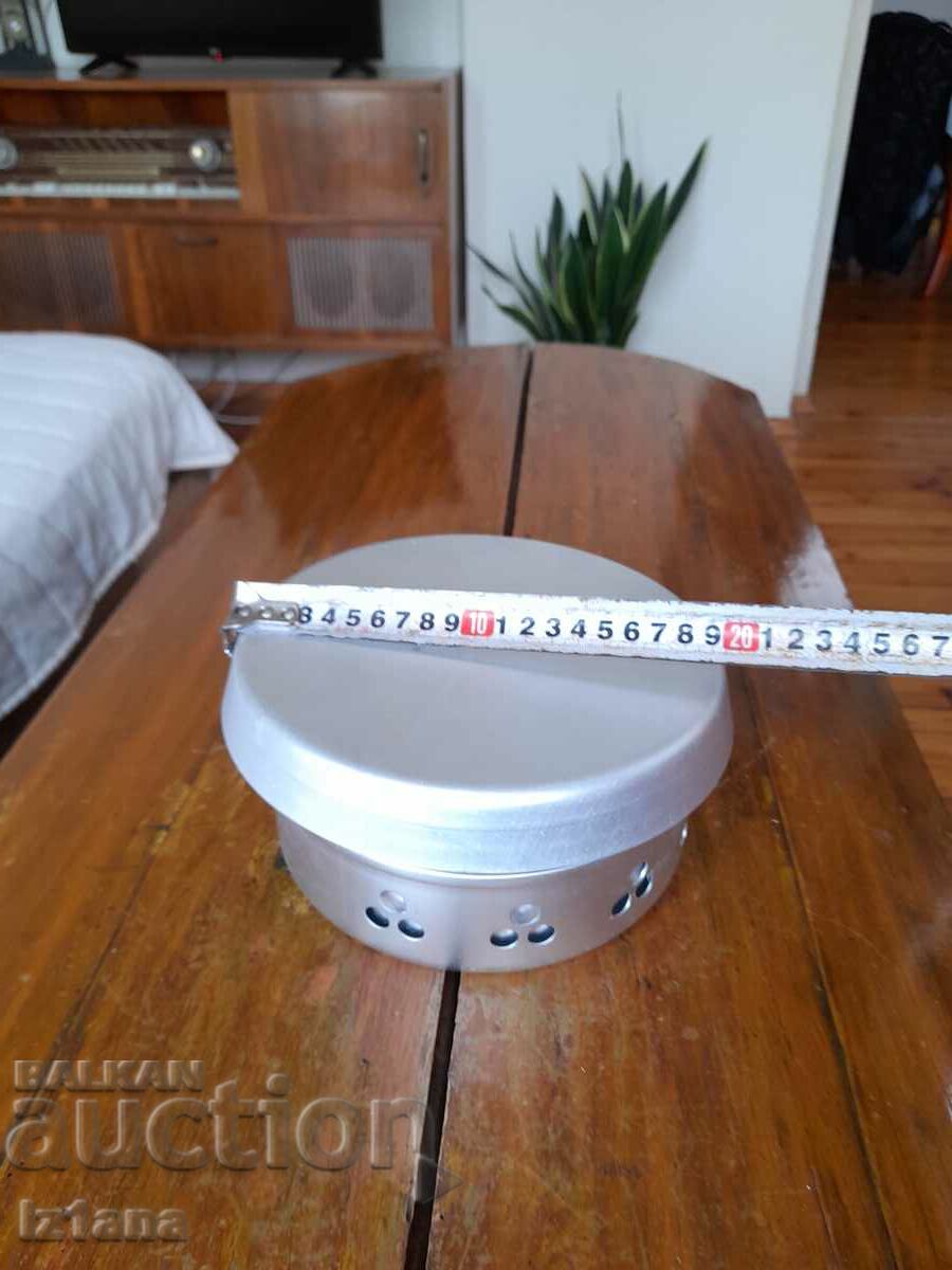 Auction Old tourist dishes, alcohol stove Auction Old tourist dishes, alcohol stove