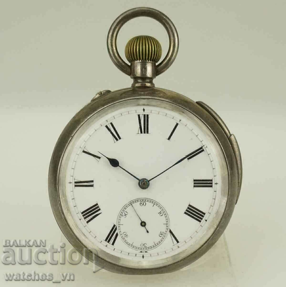 STAUFFER (IWC) Silver Repeater pocket watch repeater