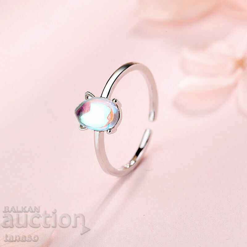 Γυναικείο λεπτό δαχτυλίδι φεγγαρόπετρα με τιμή 22.00 BGN | € 11.25 Γυναικείο λεπτό δαχτυλίδι φεγγαρόπετρα με τιμή 22.00 BGN | € 11.25