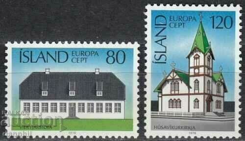 Islanda 1978 Europa CEPT (**) curat, netimbrat