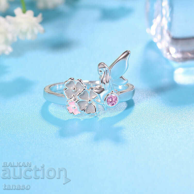 Inel de dama cu zircon - 5