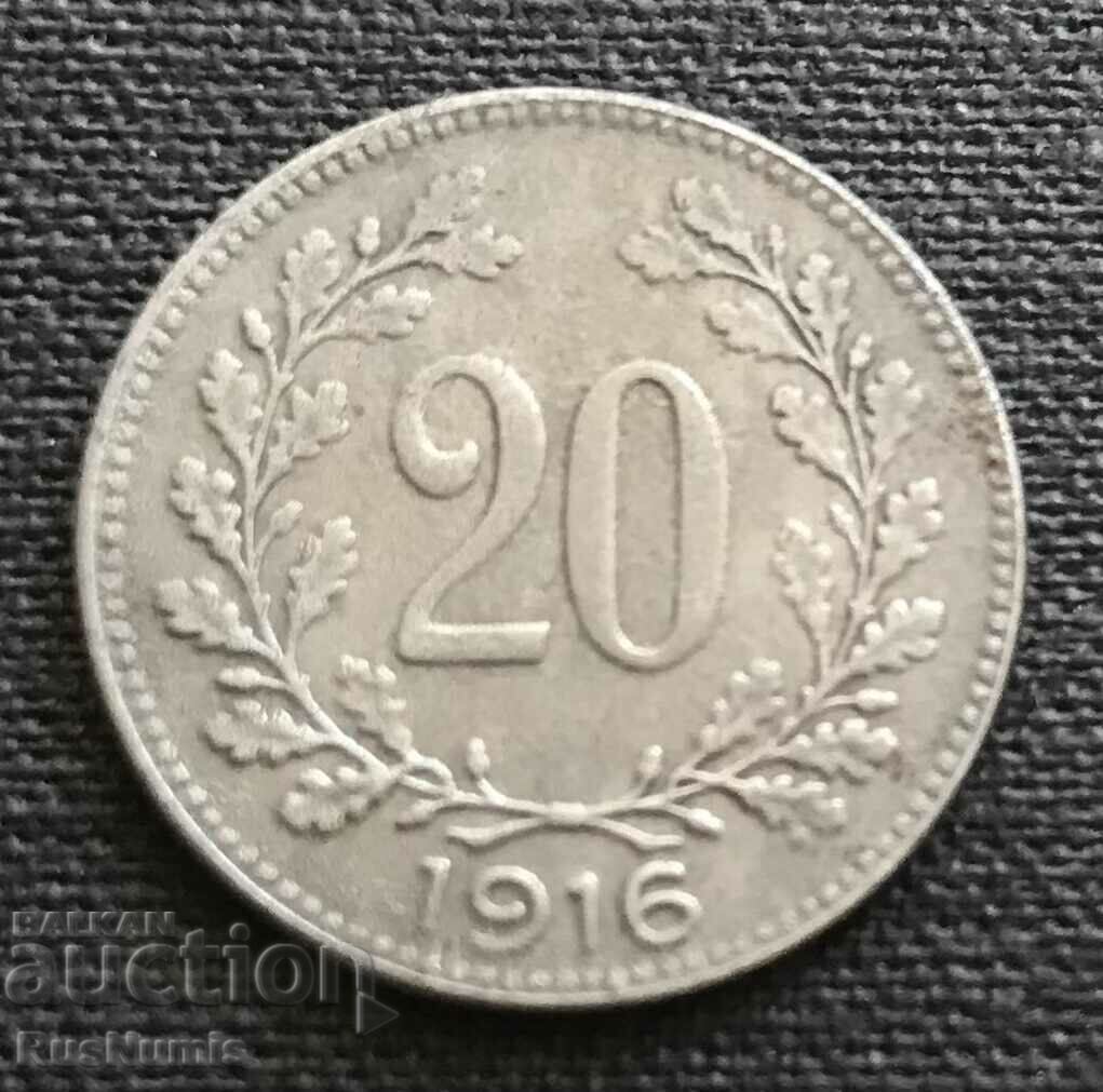 Austria. 20 Heller 1916