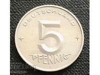 RDG. 5 pfennig 1953, (E). Rar!