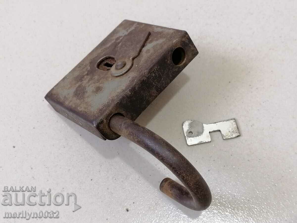 Auction  Old Russian padlock with key USSR padlock, latch, suitcase