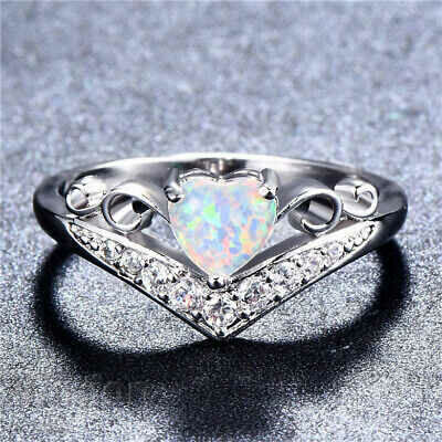 Women's ring with opal and crystals with price € 10.00 | 19.56 BGN
