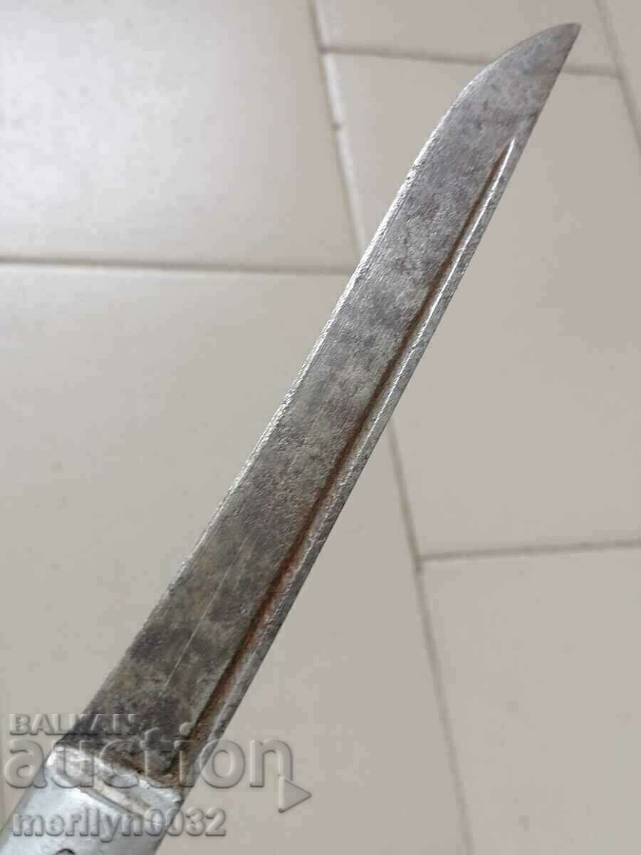 Old shepherd's butcher's knife with kaniya karakulak dagger - 7 Old shepherd's butcher's knife with kaniya karakulak dagger - 7