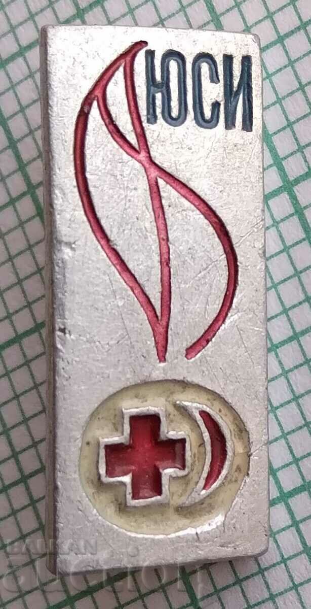 13765 Badge - EUSI Red Cross USSR