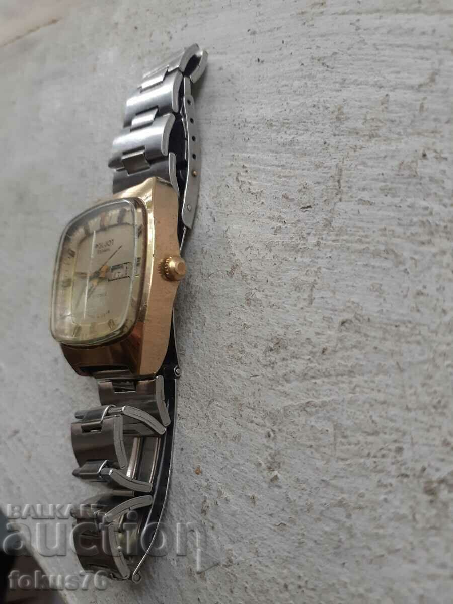 Poljot Poljot automatic AU10 gold plated watch - working with price 100.00 BGN | € 51.13