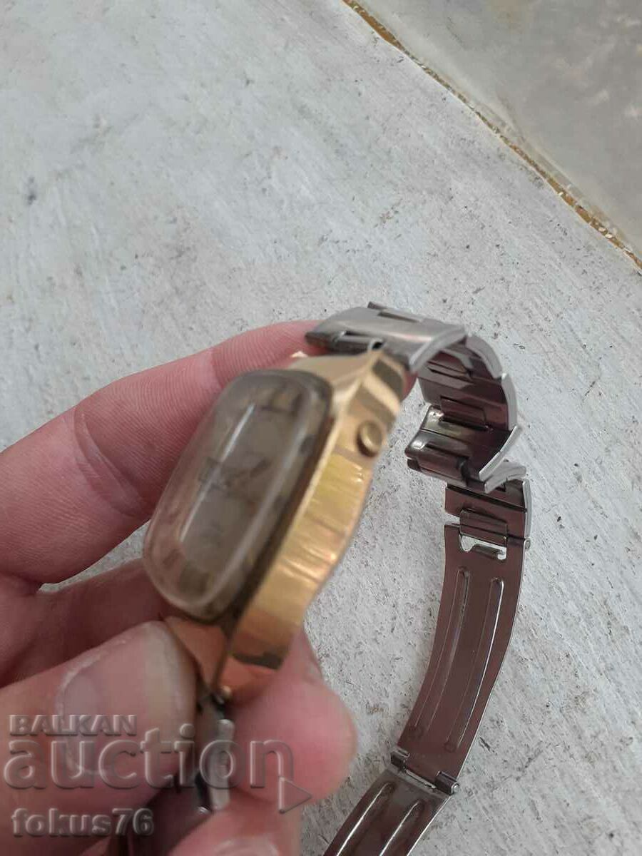 Auction  Poljot Poljot automatic AU10 gold plated watch - working