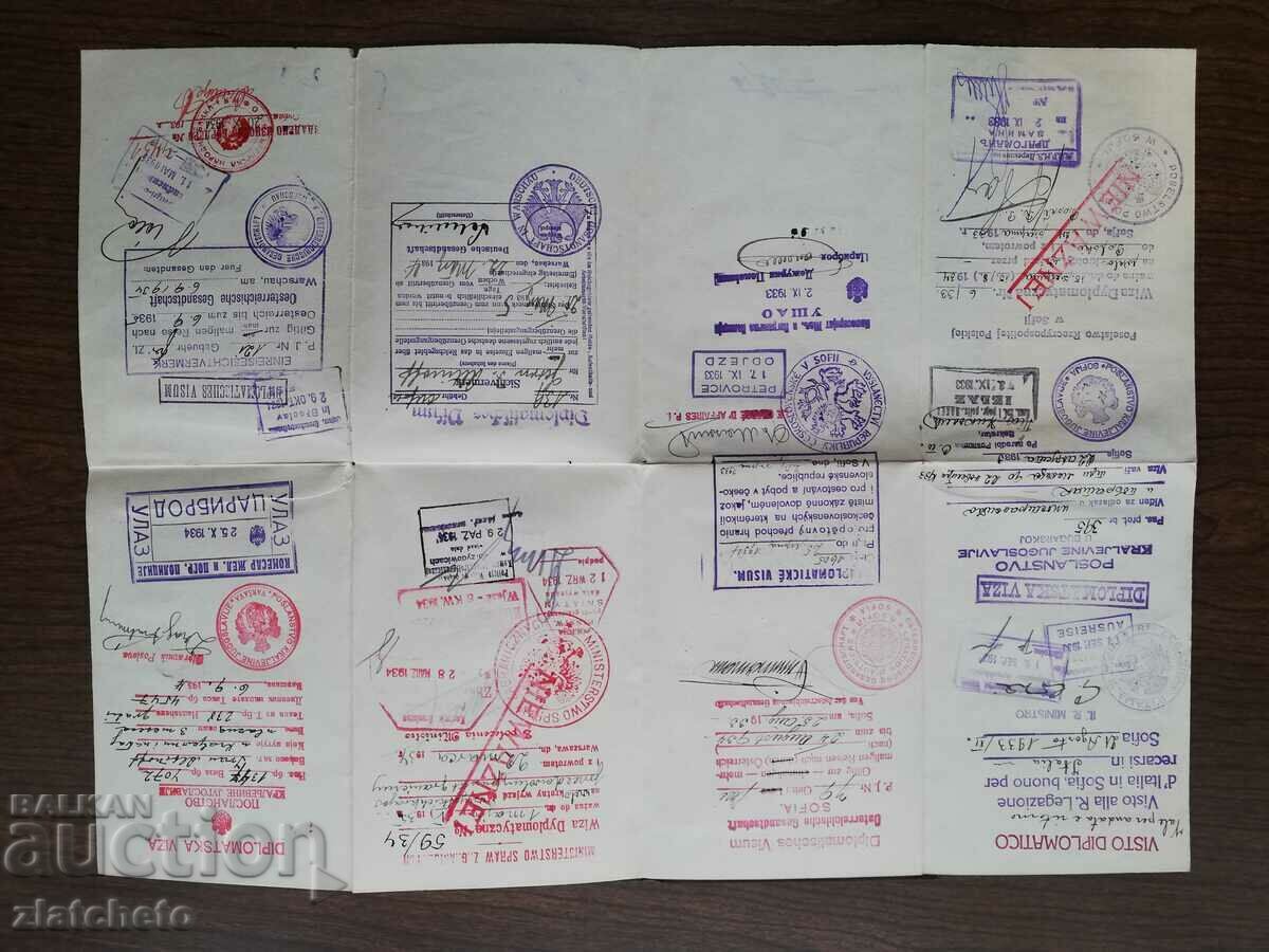 Diplomatic passport Kingdom of Bulgaria RRRR - 6 Diplomatic passport Kingdom of Bulgaria RRRR - 6