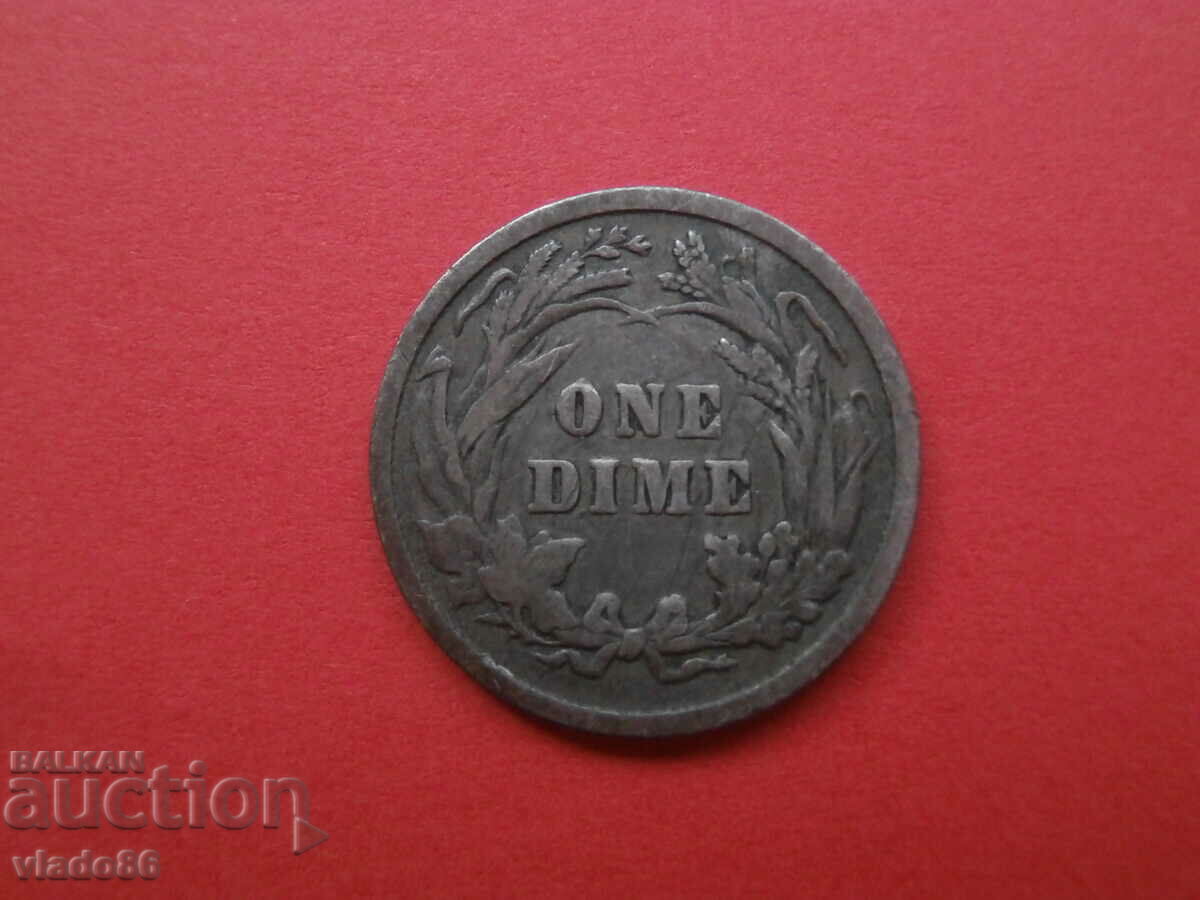 Silver coin 1 dime 1897