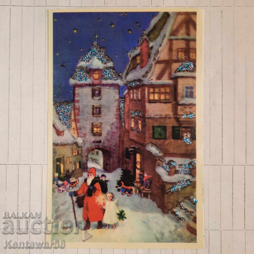 Vintage Christmas card - new.