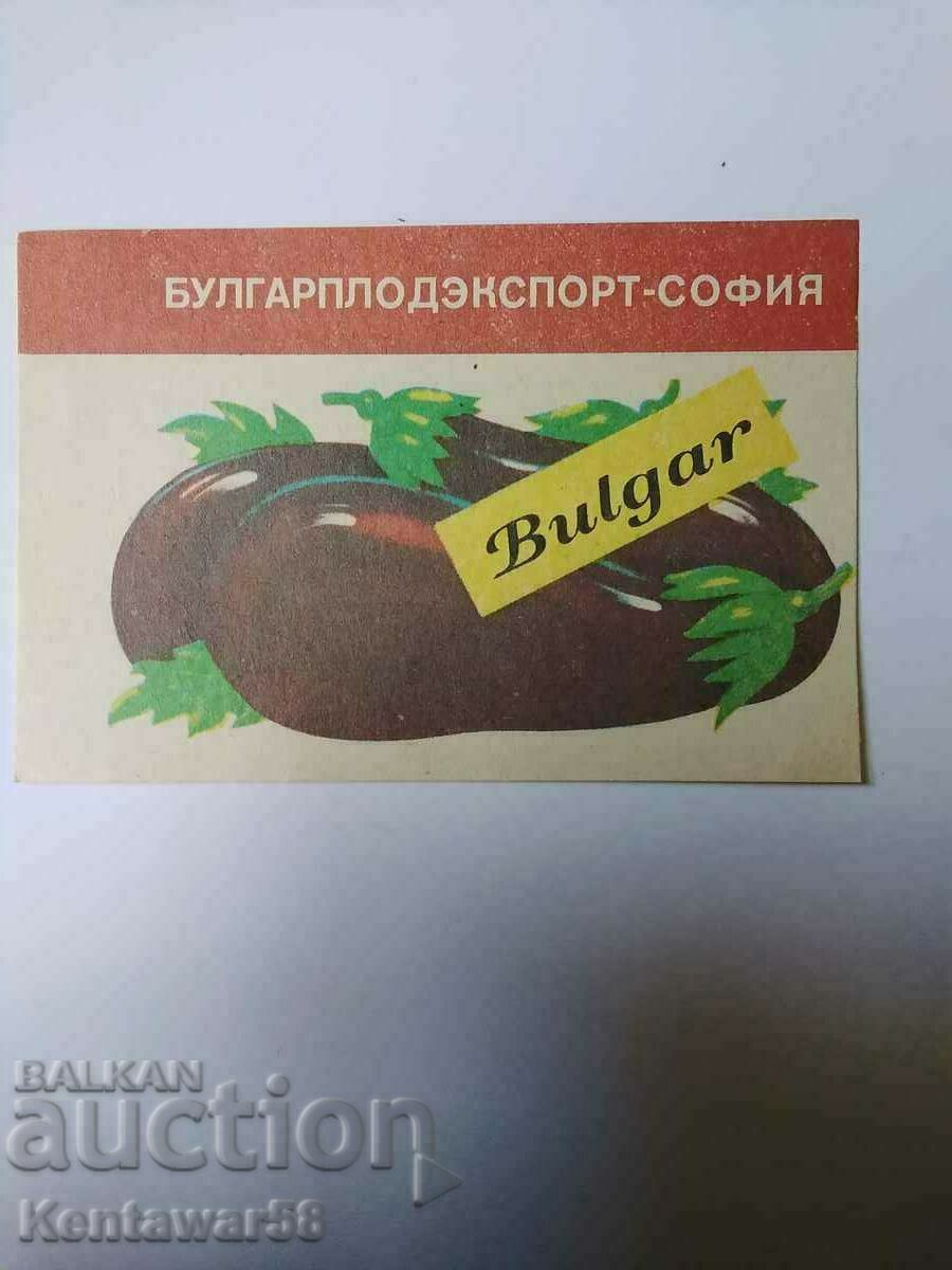 Label "Bulgarplod" new.