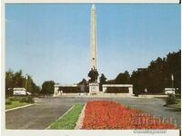 Καρτ ποστάλ της Βουλγαρίας Σόφια κοινό τάφο 5 *