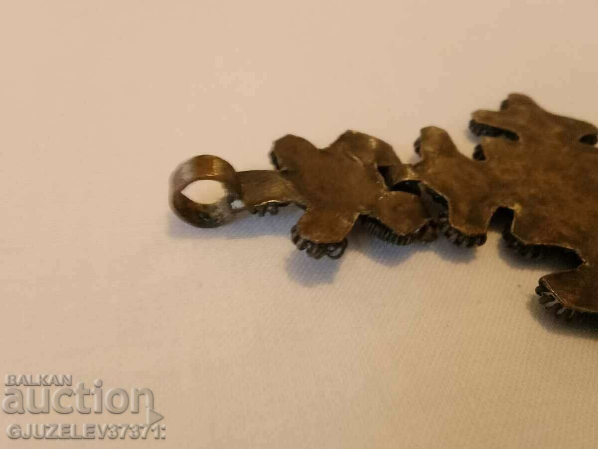 Delivery of Ethiopian Orthodox Coptic Hinged Cross Antique Handcrafted