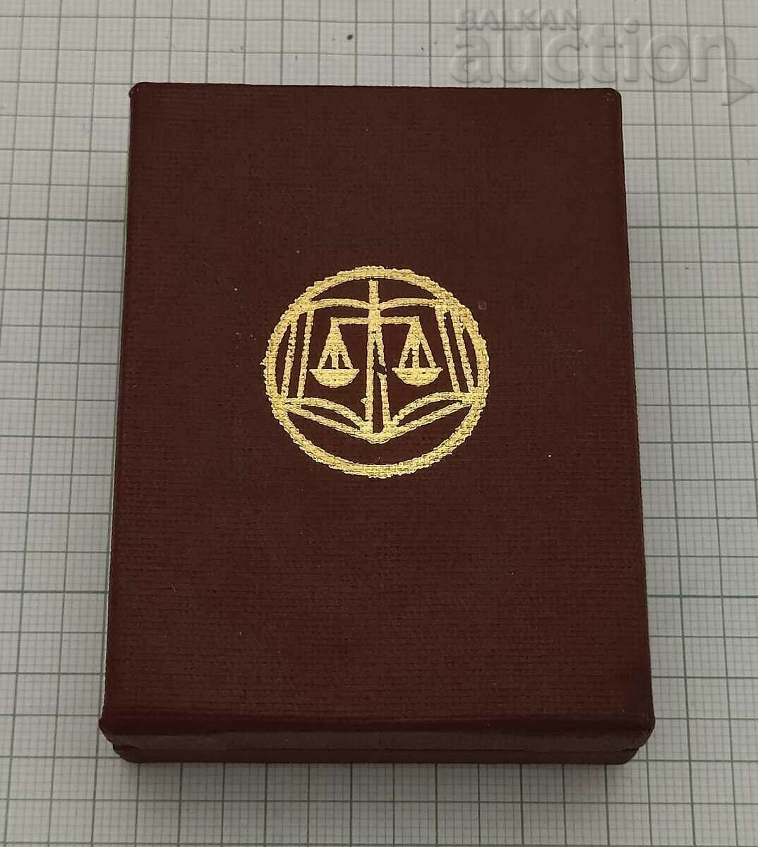 UNION OF LAWYERS IN BULGARIA BADGES 2 BOXES with price 18.00 BGN | € 9.20 UNION OF LAWYERS IN BULGARIA BADGES 2 BOXES with price 18.00 BGN | € 9.20