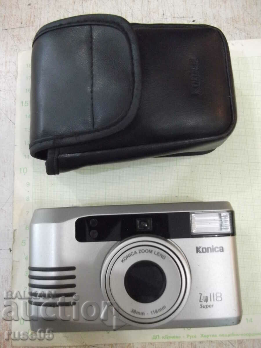 Η κάμερα "Konica - Z-up 118 Super" λειτουργεί