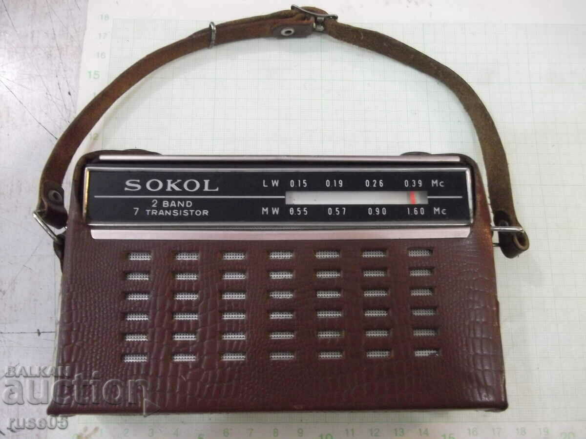 Радиотранзистор "SOKOL" от соца - СССР - 1963 г. работещ