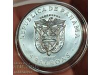 Panama 5 Balboa 1970 Ασήμι 0,925 UNC