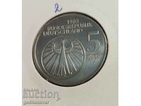 Германия 5 марки 1985г Юбилейни UNC