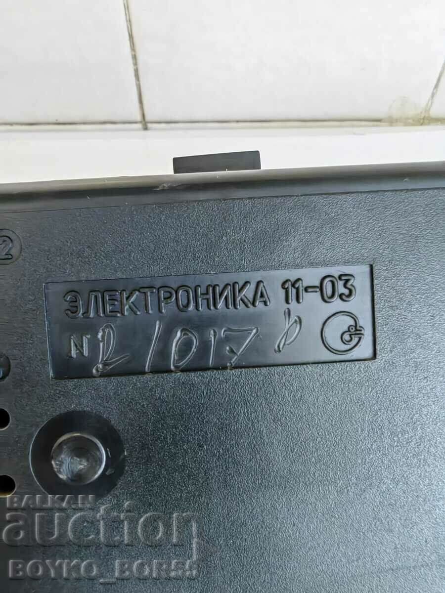 Russian Social USSR Desk Clock ELECTRONICS 11-03 - 5 Russian Social USSR Desk Clock ELECTRONICS 11-03 - 5