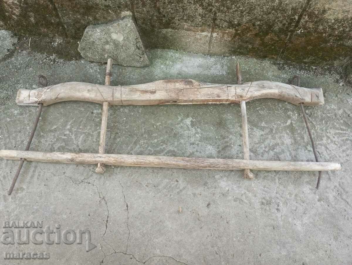 Old authentic wooden yoke
