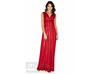 Twist Front Detail Low V Neck D2083SF Red