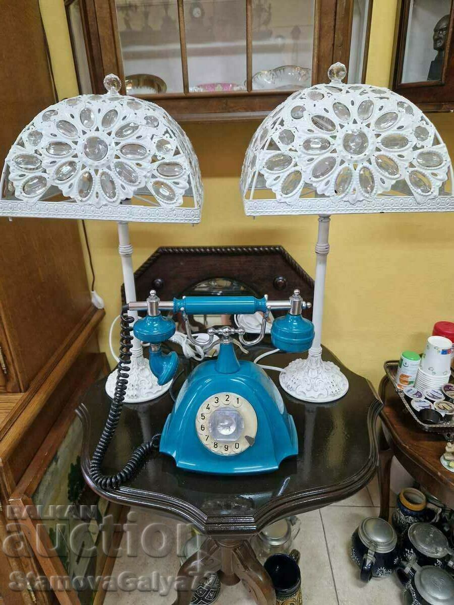 Beautiful antique Russian PARMA telephone set - 1984.