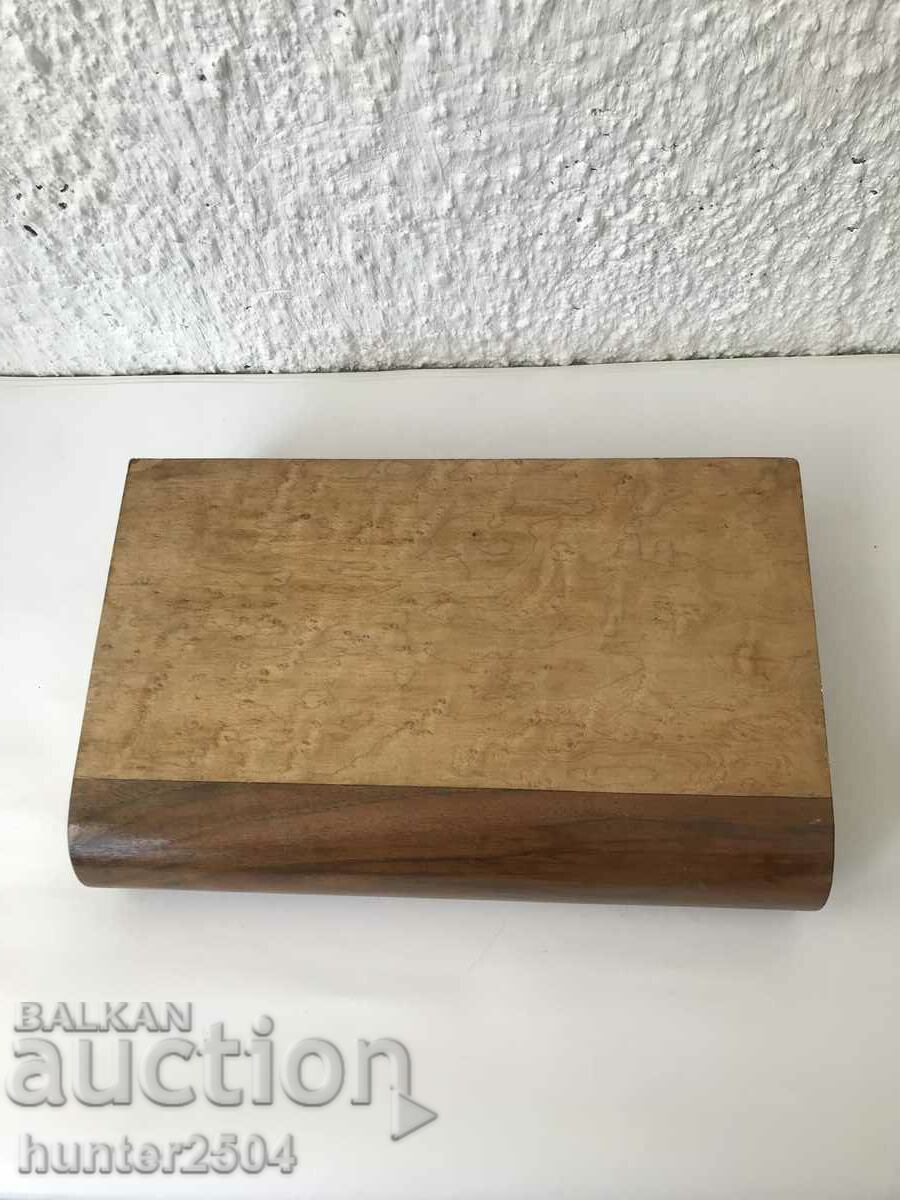 Auction  Book box, pyrography, 23/14/5 cm