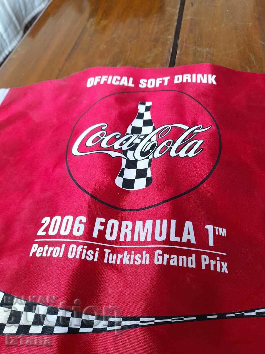 Old flag Coca Cola flag, Coca Cola F1 Turkish GP 2006 with price 110.00 BGN | € 56.24 Old flag Coca Cola flag, Coca Cola F1 Turkish GP 2006 with price 110.00 BGN | € 56.24