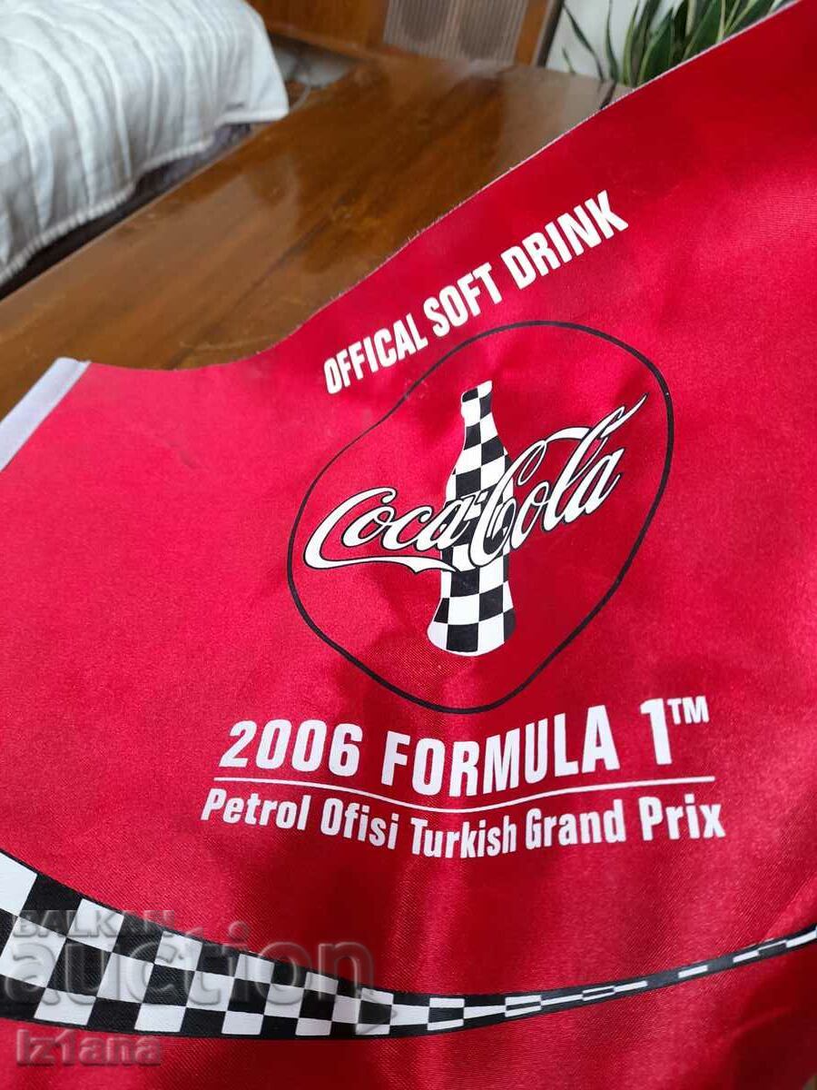 Old flag Coca Cola flag, Coca Cola F1 Turkish GP 2006 - 6 Old flag Coca Cola flag, Coca Cola F1 Turkish GP 2006 - 6