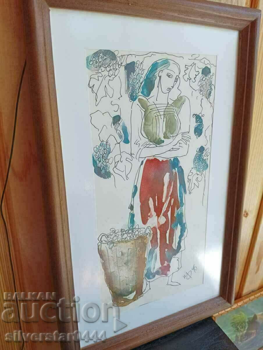 Auction Painting Ivan Filchev-Grozdober 1998 Auction Painting Ivan Filchev-Grozdober 1998