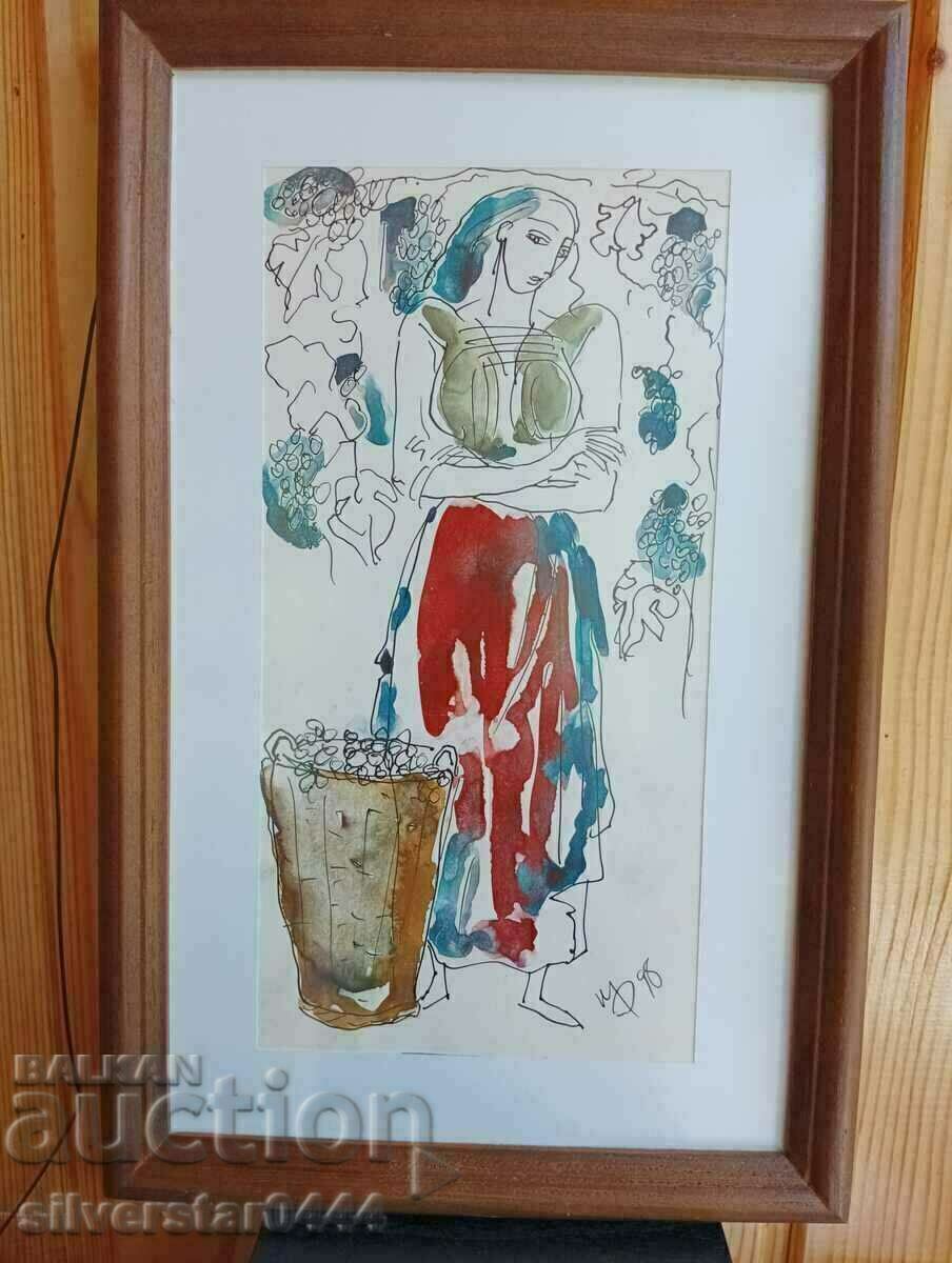 Painting Ivan Filchev-Grozdober 1998 Painting Ivan Filchev-Grozdober 1998