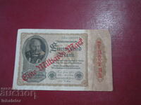 1 billion marks 1922 REICHSBANKNOTE - 14 - 8 cm