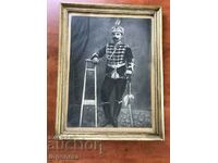 PORTRAIT PHOTO GUARDS SOLDIER FROM THE BALKAN WAR FRAME