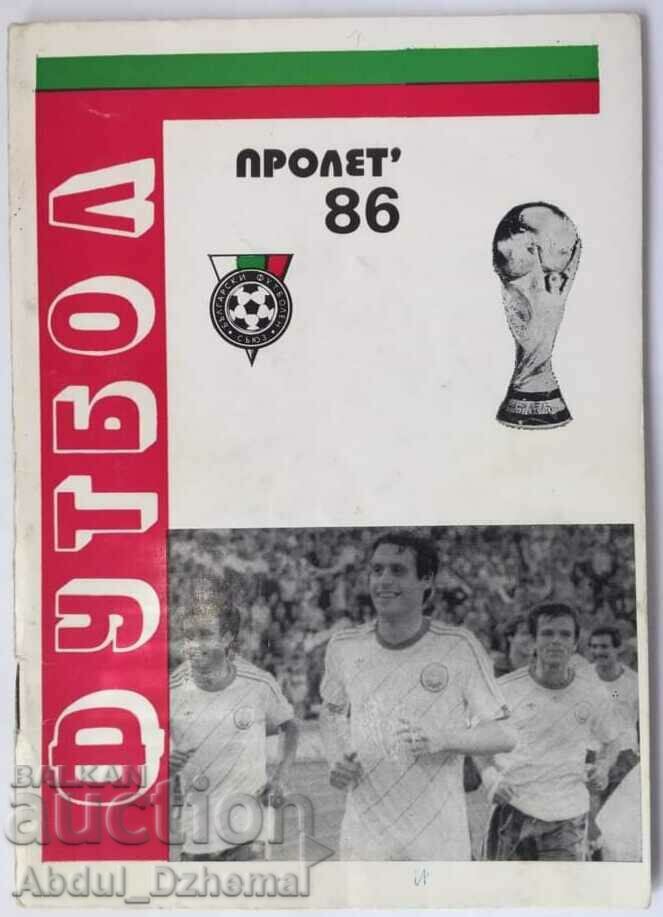 Program Fotbal Fotbal 1986 Primavara
